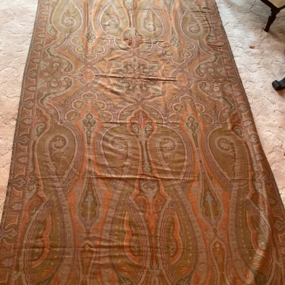 Antique 1860’s Scottish wool paisley shawl - Picture 6 of 7